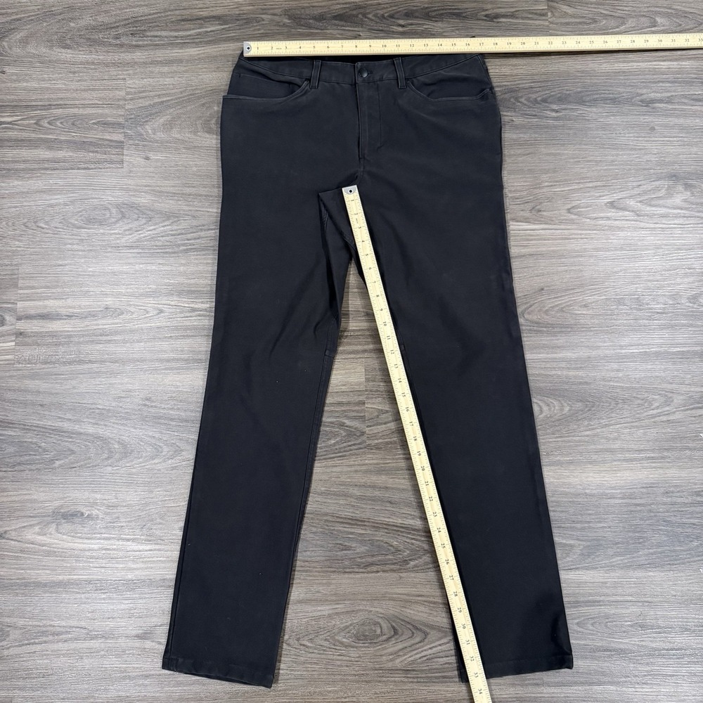 Lululemon ABC Pants Mens 33x33 Black Slim Fit Technical Travel - Picture 6 of 7